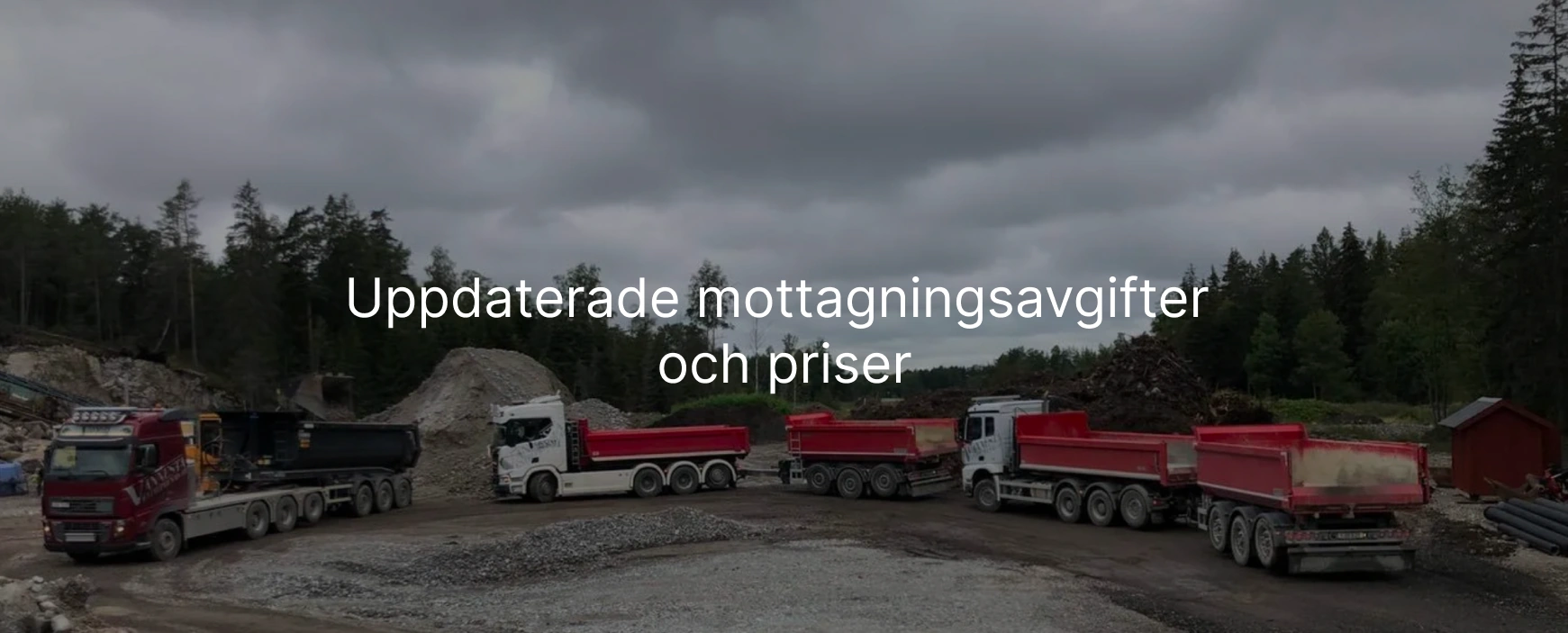 Uppdaterade priser hos Vannesta Återvinning