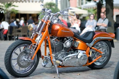 Harley Davidson bike at Motodealer