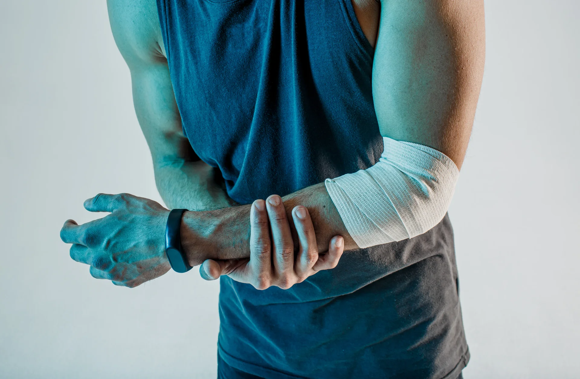 Injured athlete
