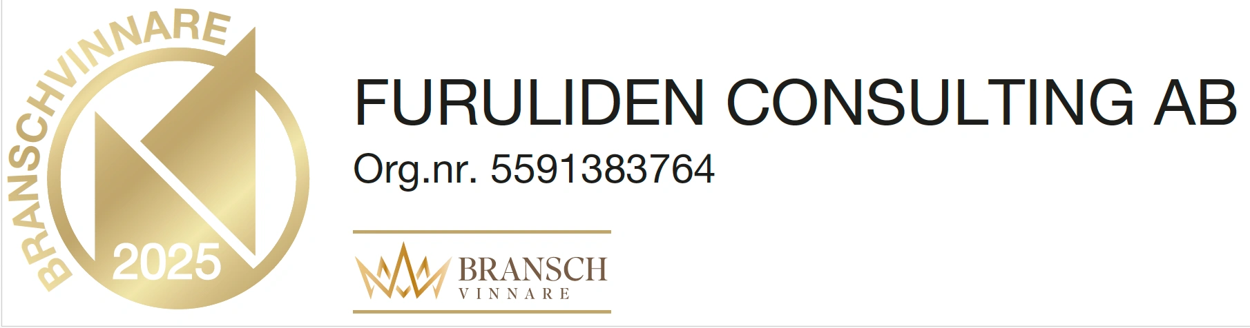 Vi är Branschvinnare 2025