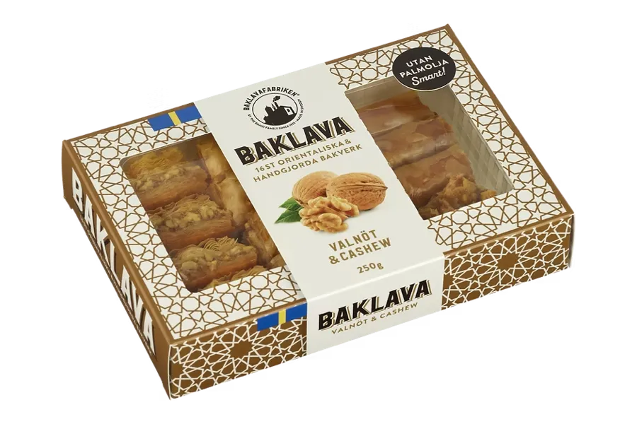 BAKLAVA med valnöt och cashew