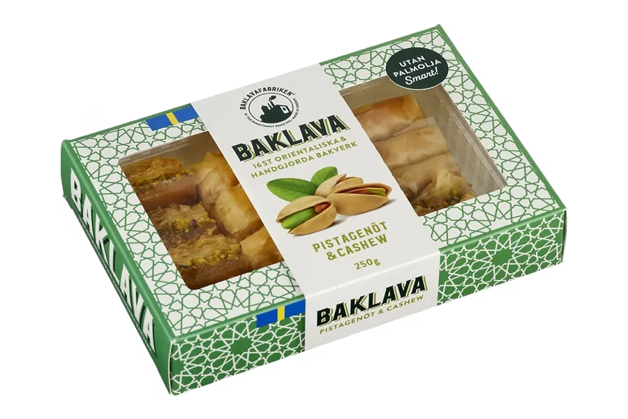 BAKLAVA med pistagenöt och cashew