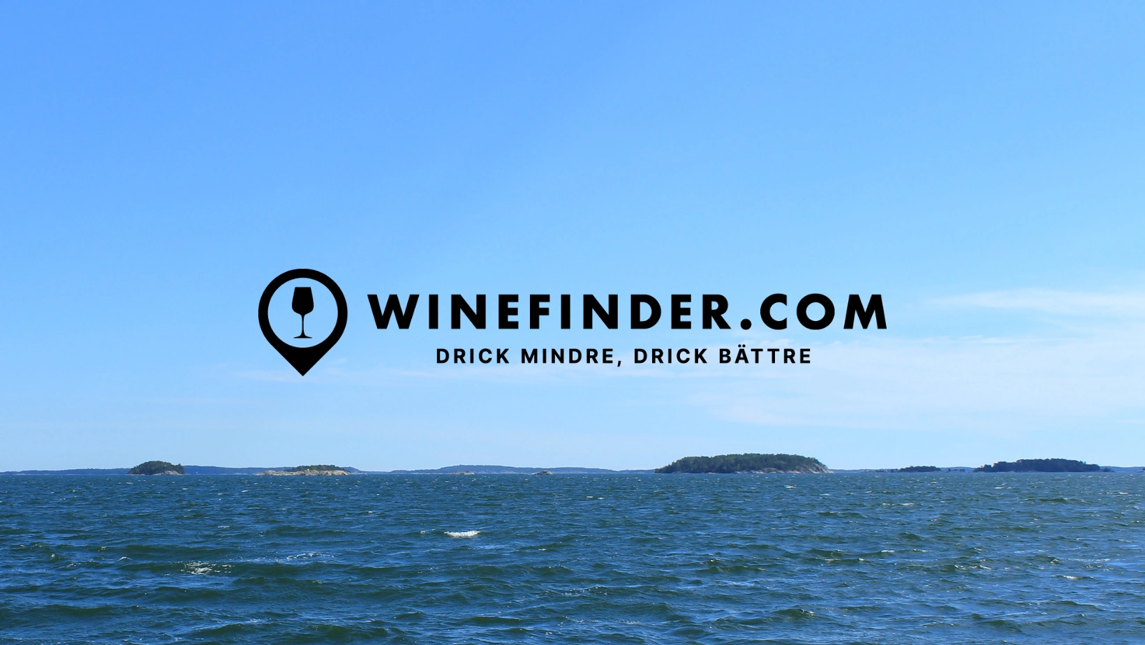 Vin från Winefinder till Stockholms skärgård