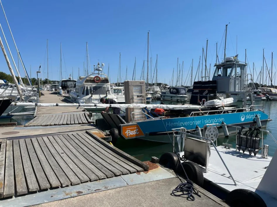 Byggavfall i skärgården