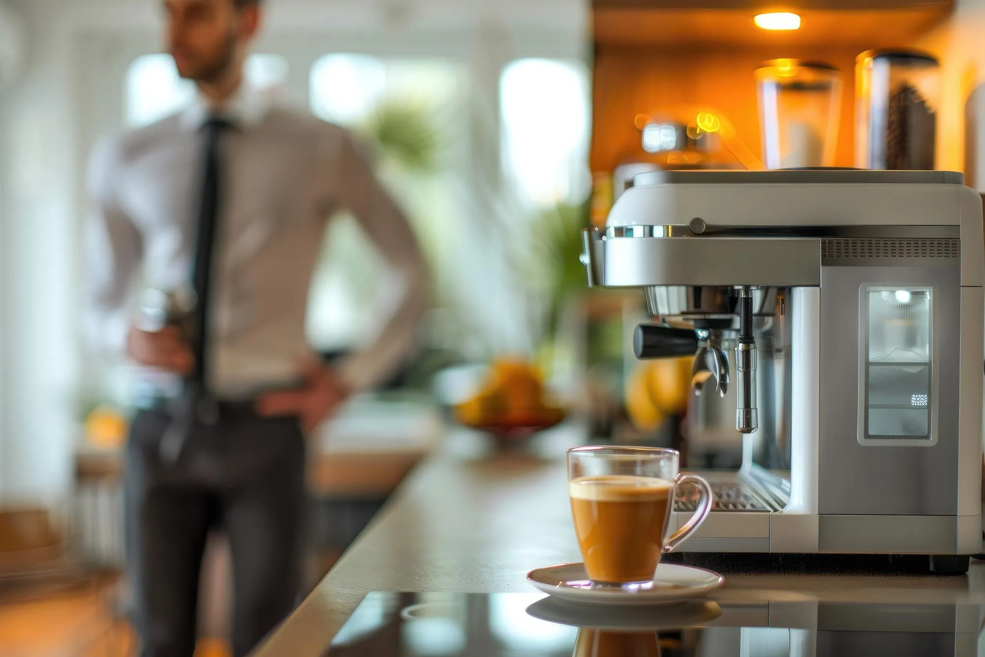 Kaffemaskin på kontor