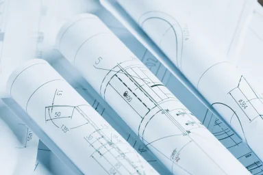 Byggnadsritningar som används vid ansökan om bygglov