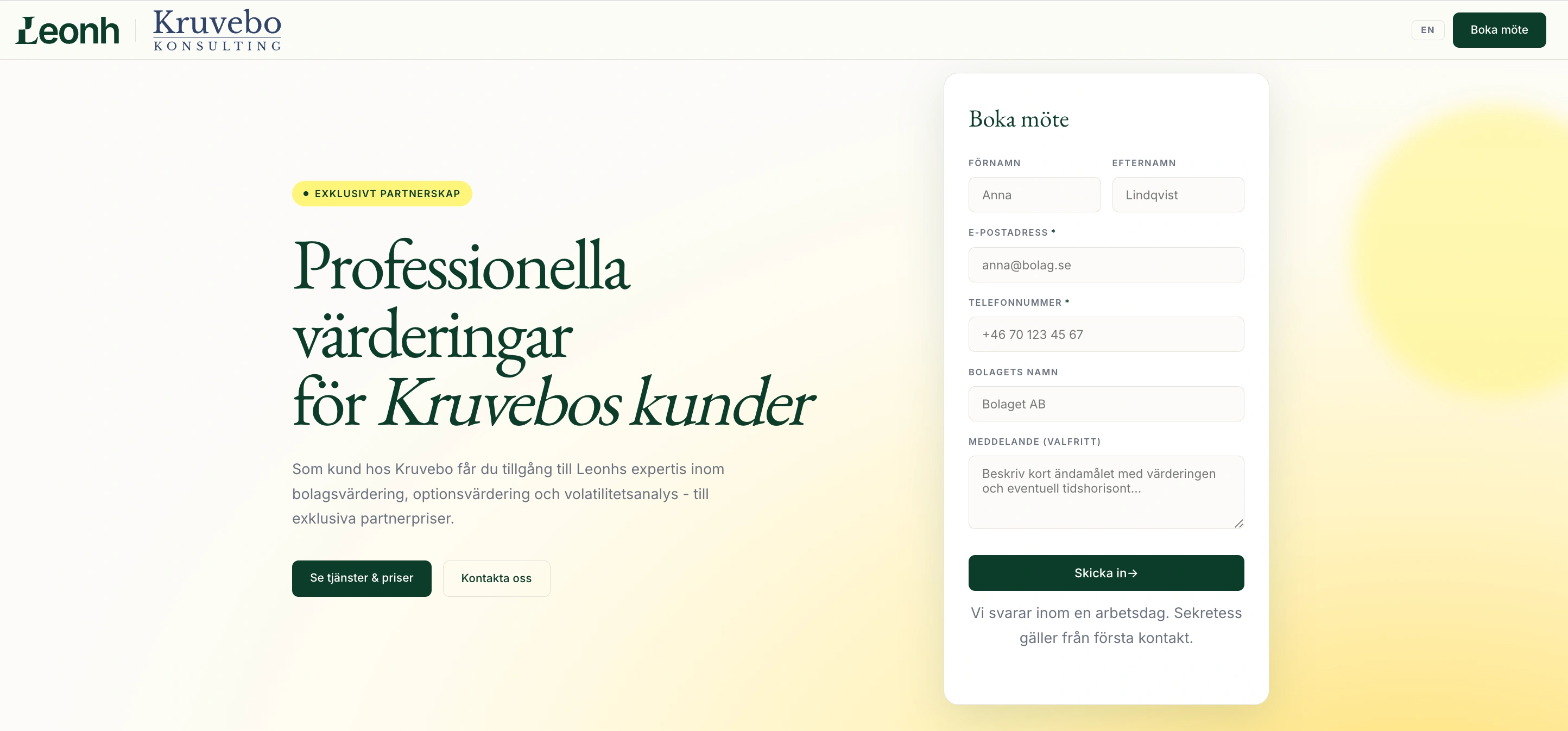 Skall vi prata lite bolagsvärderingar?