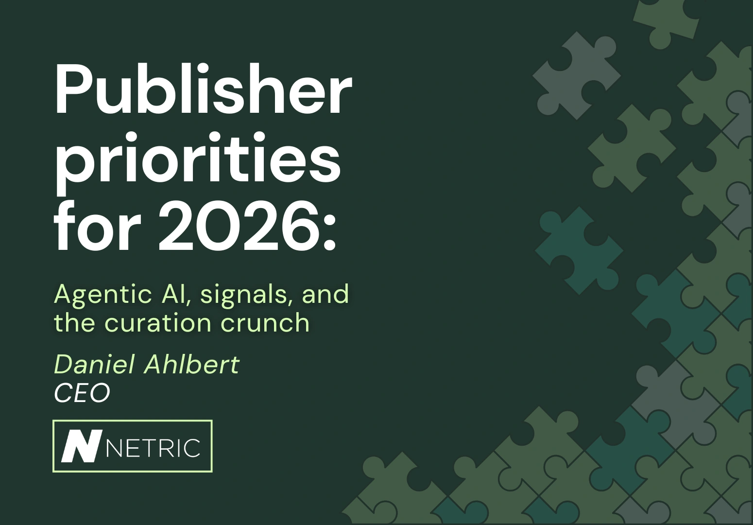 Publisher priorities for 2026