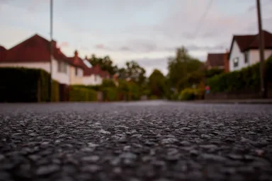 Asfalt, villaområden